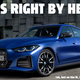 Here's The New 2022 BMW i4 EV And The Best Detail